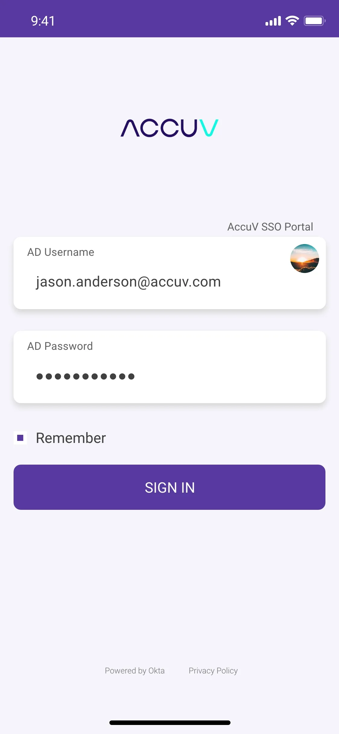 Sign in